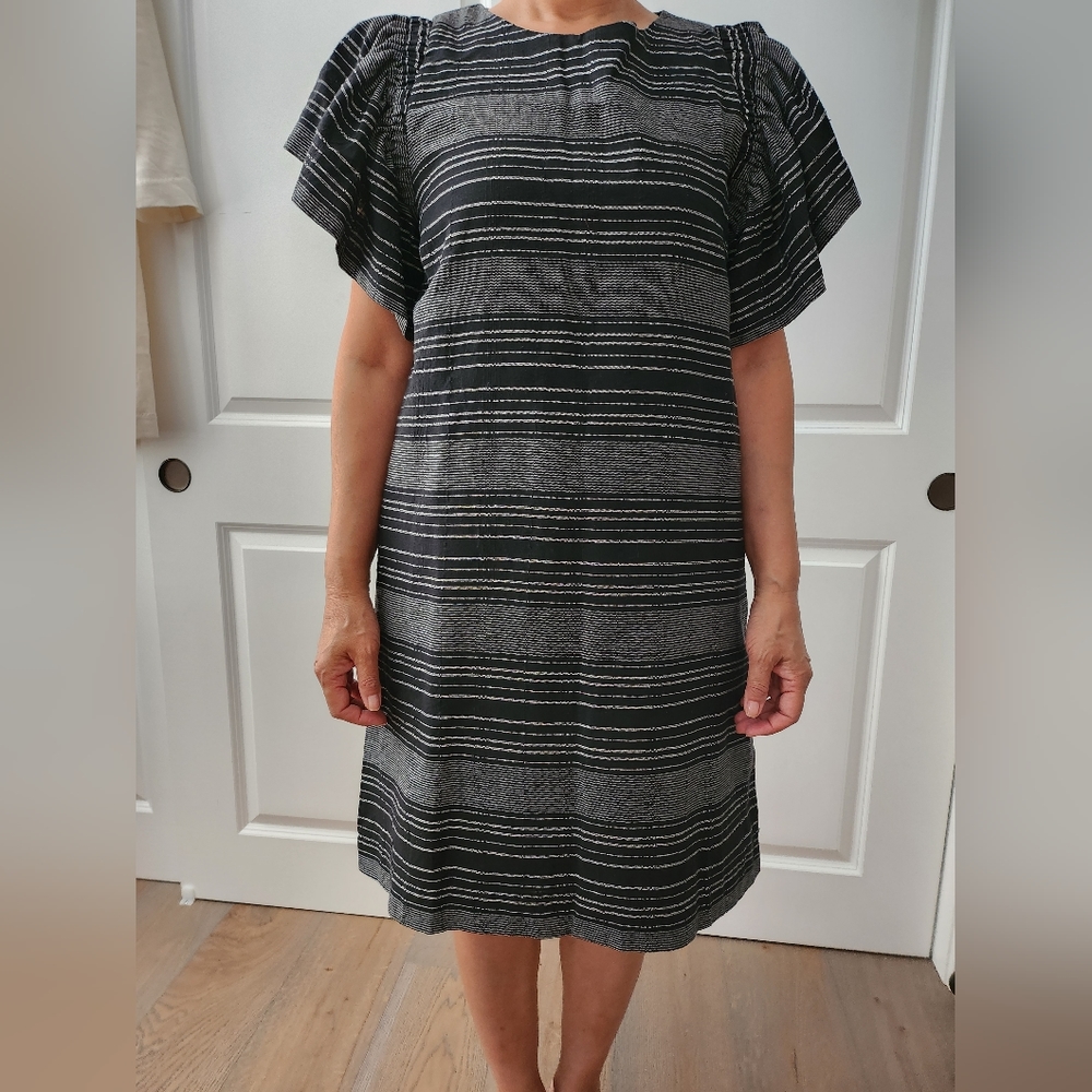 Moon river black and white dress